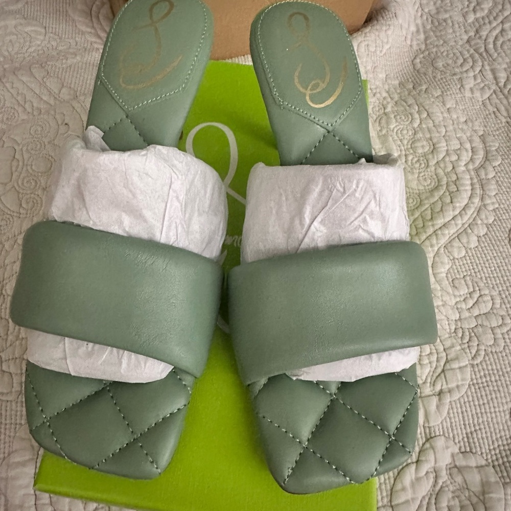 Sam Edelman Sage Quilted Slide Sandals